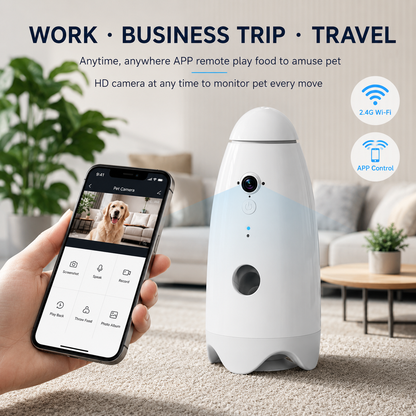 Smart Pet Camera Treat Dispenser