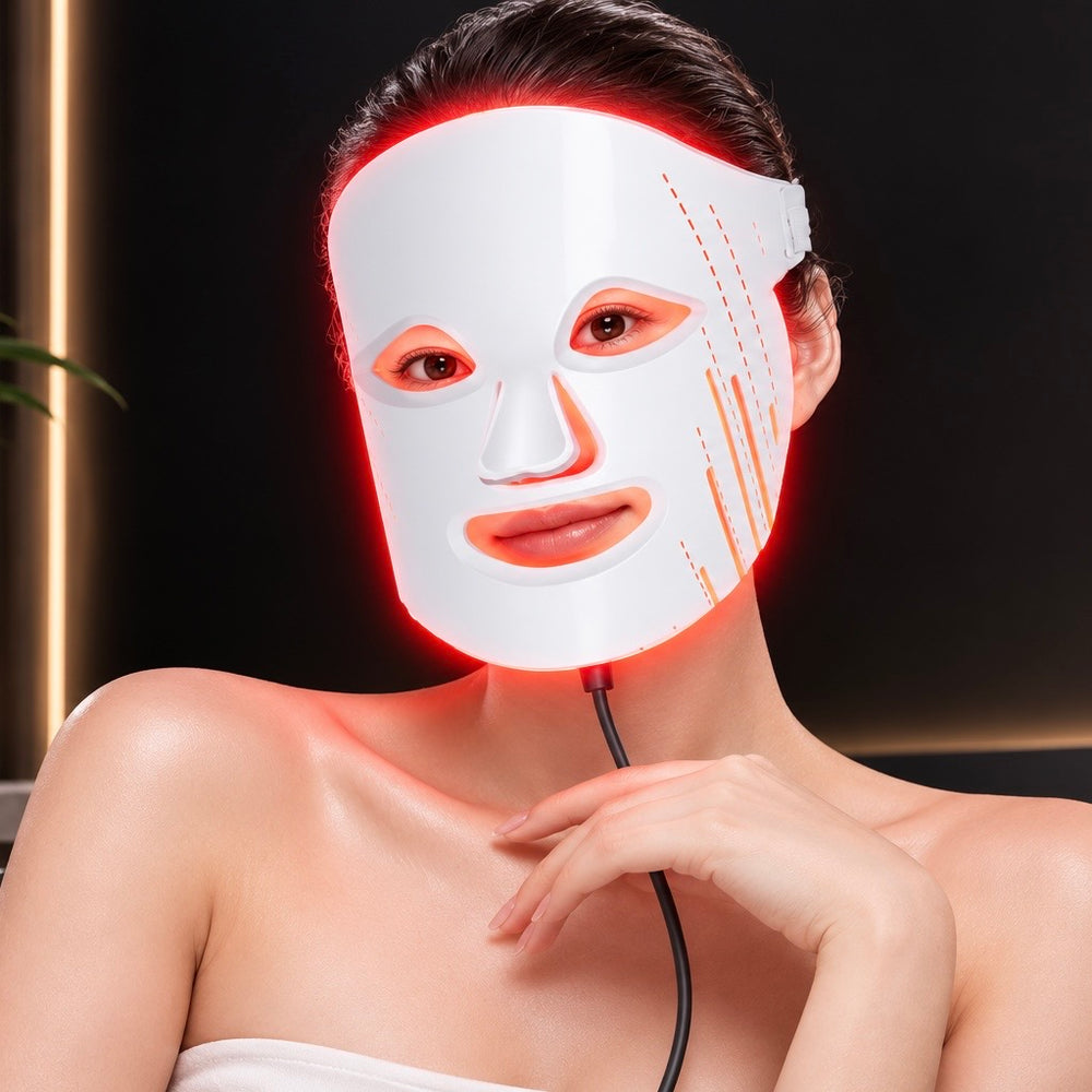 LED-Lichttherapie-Gesichtsmaske