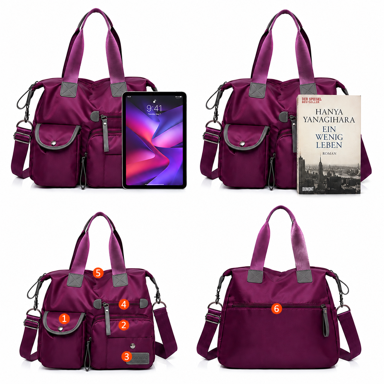 Large Capacity Waterproof Tote Bag for Women