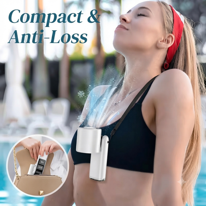 Multifunction Portable Handheld Turbo Ice-Cooling Fan