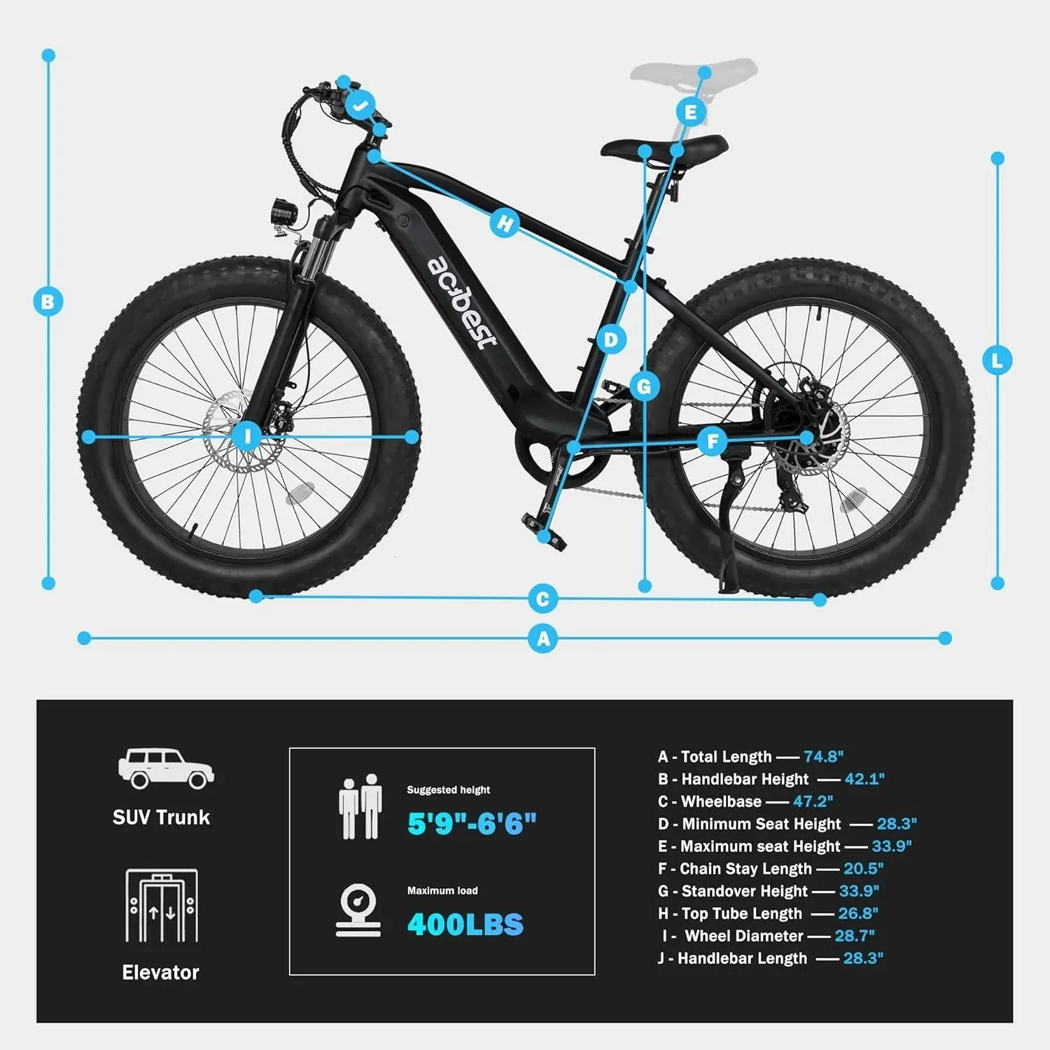 All-Terrain Mountain Ebike 1400W Power & 65mi Ranges. - Image 6