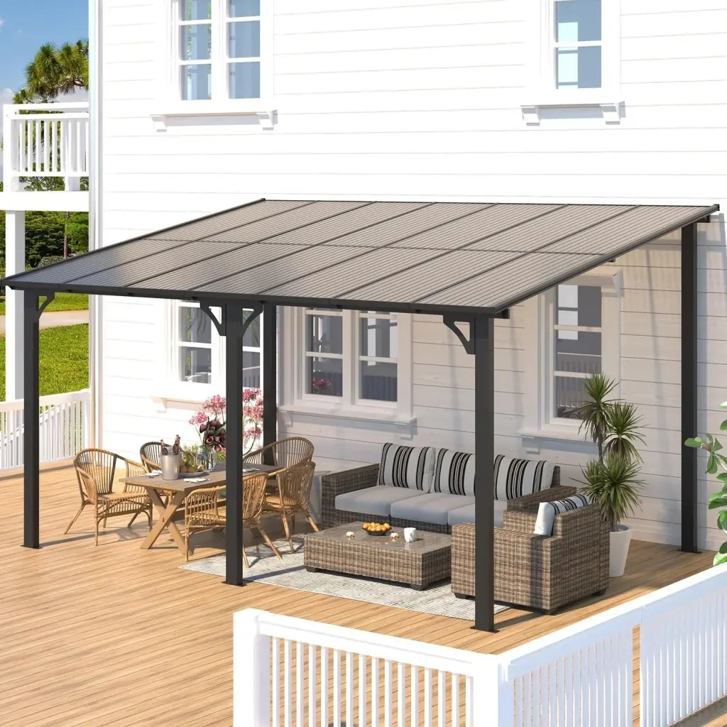 Aecojoy Aluminum Pergola with Canopys - Image 2